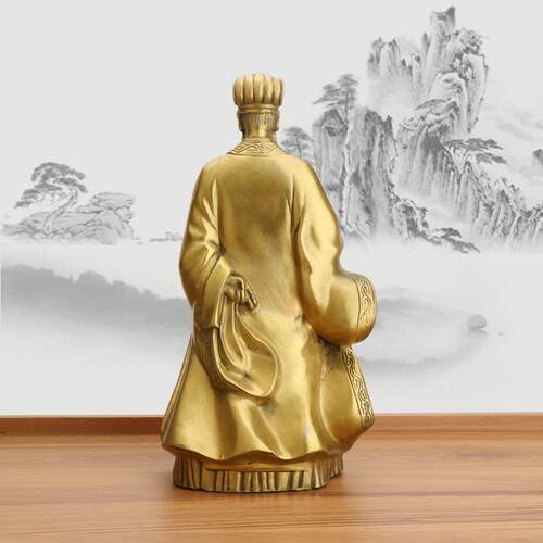铜孔明 诸葛亮铜器摆件 厂家 工艺品摆件工艺装饰品