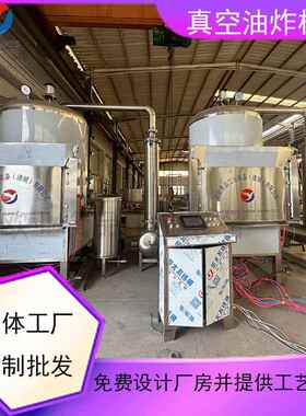 竹笋脆片真空油炸机 大型海带脆片加工设备 果蔬脆片加工生产线
