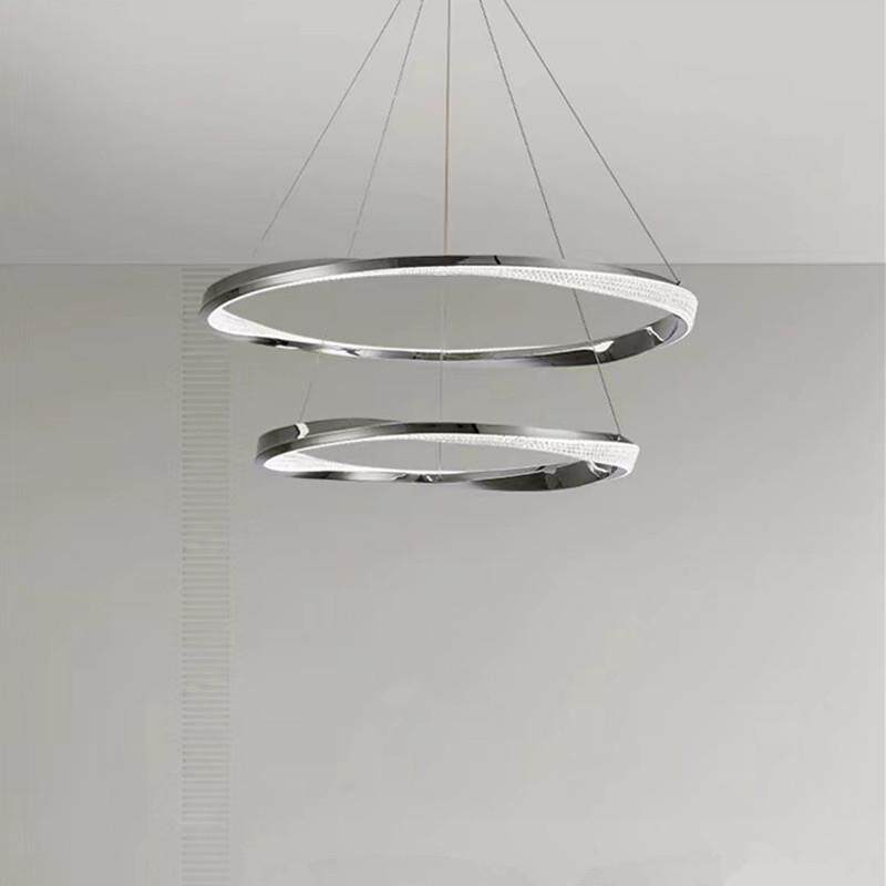 厅吊智灯设大计师861个性创意异形灯能调光l客ed餐厅卧室厅主灯护