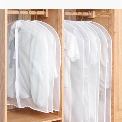 clothes dust cover hanging storage bag suit cover down coat