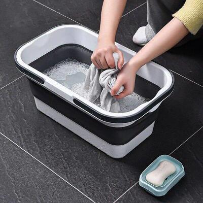 Collapsible Bucket Premium PP Durable Plastic Rim Base