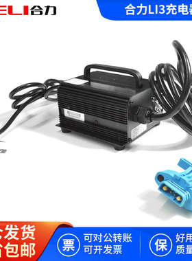 合力加力CBD20J-LI3电动叉车48V5A锂电池外置蓝色插头充电器配件