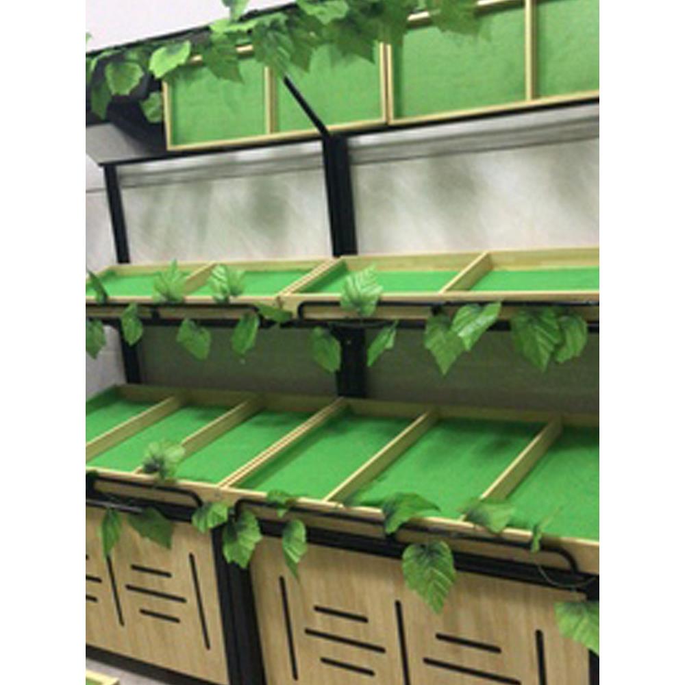 美辰超市蔬菜垫水果和蔬菜垫货架展示新鲜垫网格桌布水果店防滑垫