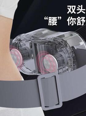 腰腹部按摩器双头捶打按摩仪 仿真捶打仿真人揉捏 颈肩腰敲打按摩