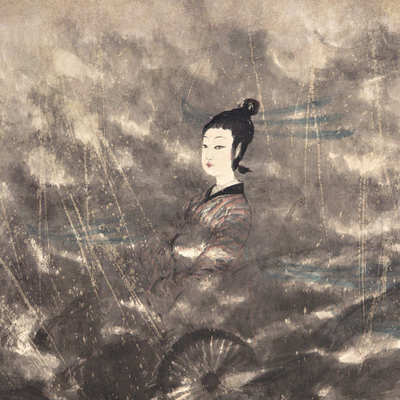 新品商用场所画画雅林文化人物画书房国画傅抱石书画客厅字画