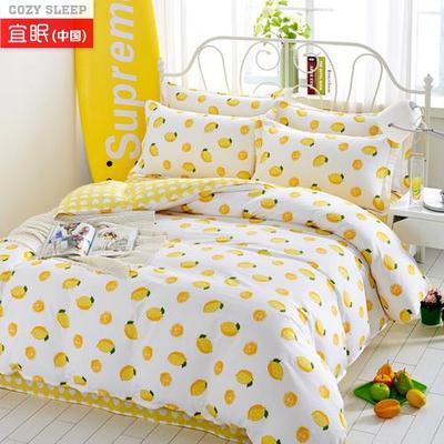 正品尚1002%纯棉四时件套150*200 18*200 200*20床0上用品纯棉被