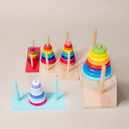 数学递归数列比赛教具学校科技馆创意科教5阶8阶10阶汉诺塔河内塔