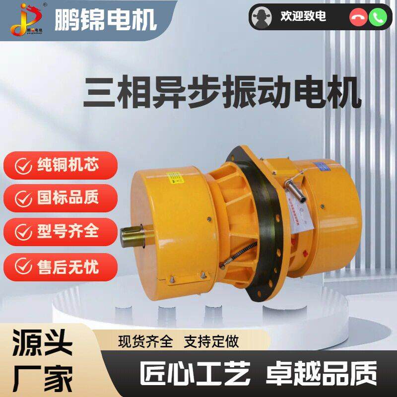 PJFL-75-66W侧板振动电机机械法兰脱水筛振动筛用激振器
