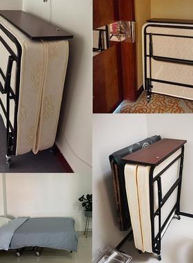 cs酒店加床床折ZMG叠床单人床宾馆加床临时加床带轮子