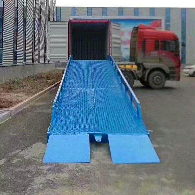 登车桥8吨10吨集装箱装卸货升降机移动式液压登车桥可移动