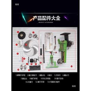 台式 刨电多功能台木工机床刨平刨锯电锯床台刨三合一ZVS多用木工