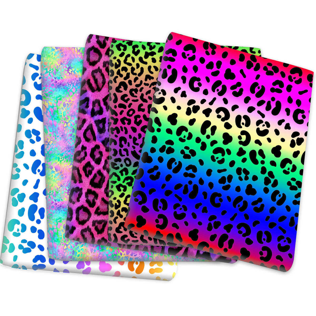 豹纹彩虹图案薄款涤棉或全涤帆布印花布料手工diy衬衫裙子服装面,纺织面料/辅料/配套,涤纶面料,淘宝优惠券,粉丝福利购,淘宝优惠卷