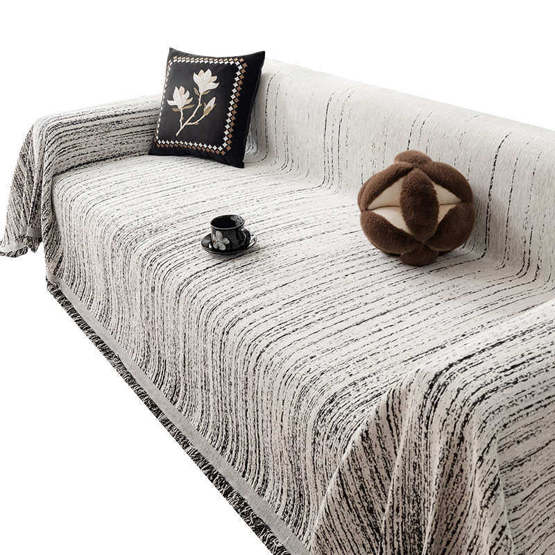 沙发巾高级感北欧风沙发全盖布一片式防猫抓防滑耐脏沙发铺巾套罩