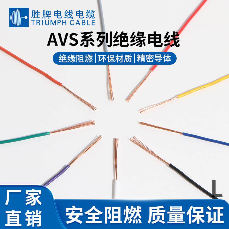 现货多种型号AV AVS AVSS 0.5平方 1.25平方 1平方汽车线