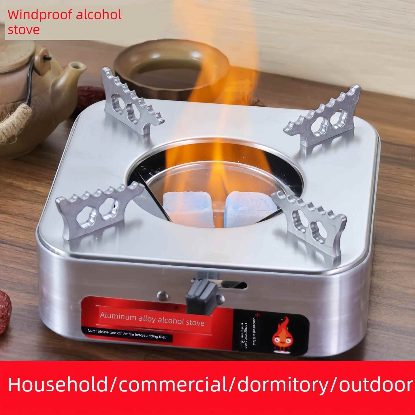 铝合金酒精炉家用小火锅商用防风干锅炉户外便携式固液体酒精炉子