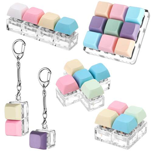 Keyboard Caps Toy Press Stress Relief Fidget Button Key Caps