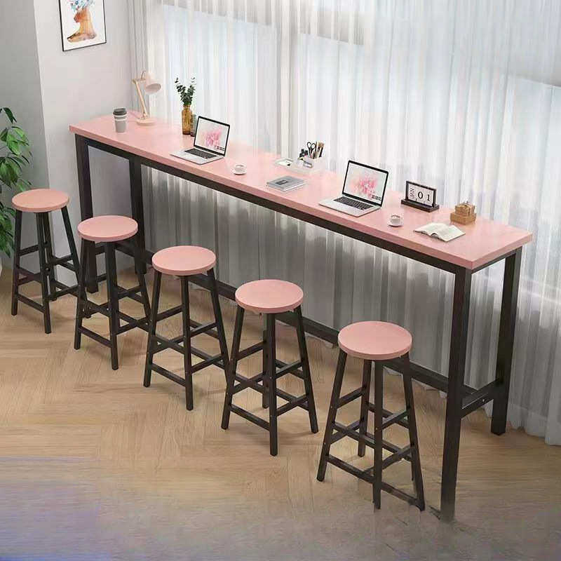 吧台桌子商用窄桌子奶茶店高脚桌椅组合靠墙长条桌简约长方桐安画,住宅家具,吧台,淘宝优惠券,粉丝福利购,淘宝优惠卷