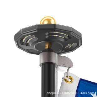 抗阴雨天暴雨大灯珠led太阳能灯 杆灯3色RGB旗杆灯具跨境爆品新品