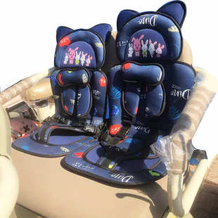 蓝色恐龙款 非机动车用电动代步三轮车坐垫小推车童车溜娃车海绵