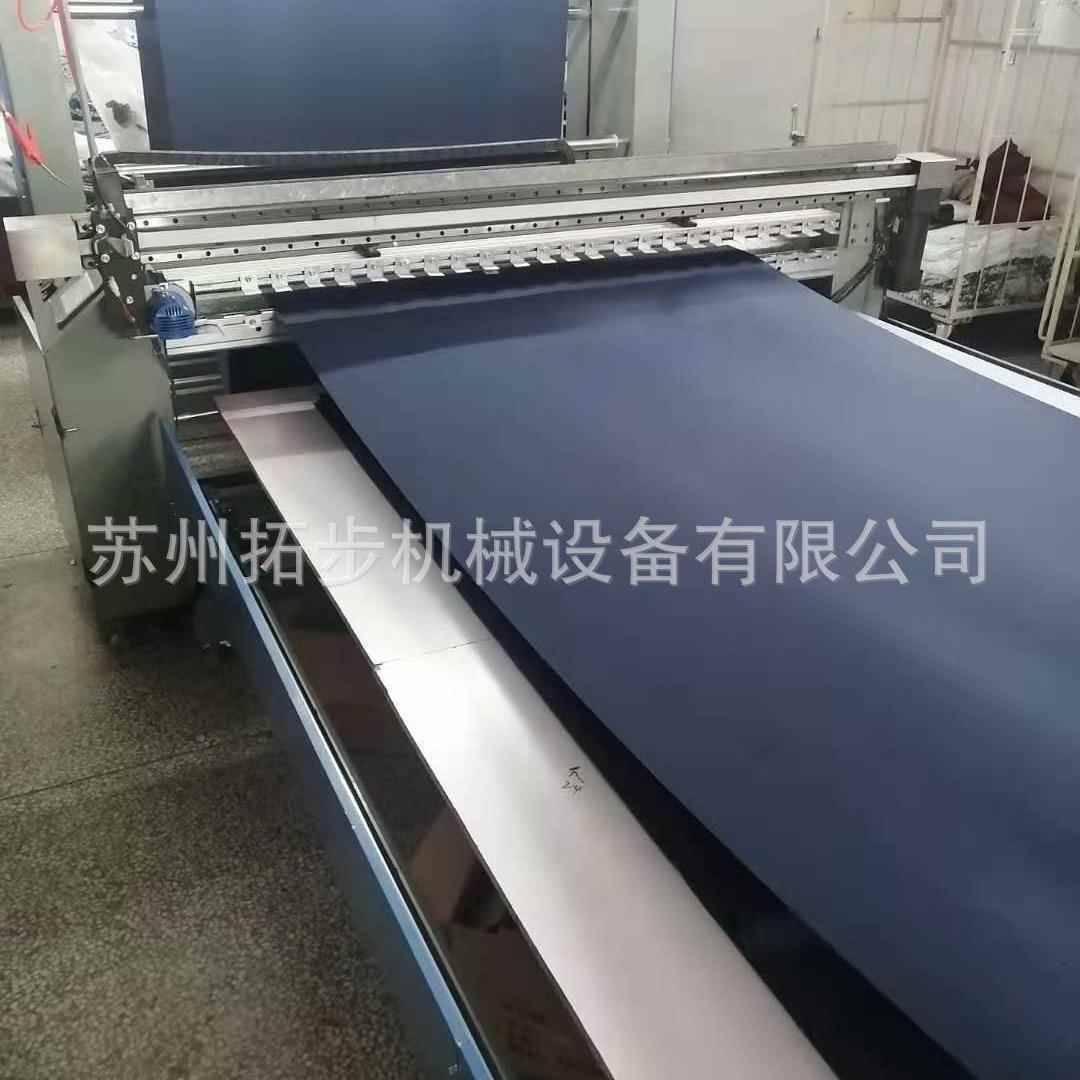 供应自动拉布横切断片机理发围布披肩布裁片窗帘纱网电热切裁布机
