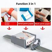 手腕超薄网烫发纸一次性冷烫发热烫发手炼卷发棒电动发纸橡皮筋扣