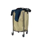 杰能隆酒店宾馆布客房不锈钢多功承手128推圆形草车保洁车清洁车