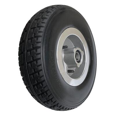 电动三轮车轮胎2.80/2.50-4实心胎整轮老年代步车9寸免充气轮胎