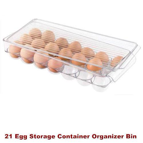 Egg Holder for Fridge Egg Storage Container Organizer Bin