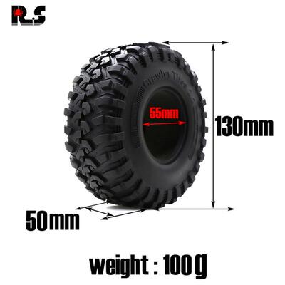 RS红蜘蛛出品 2.2英寸攀爬车轮胎SCX10 TRX-4 D90 原厂轮胎R38