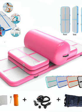 武术跆拳道气垫运动空翻充气体操垫健身训练拉丝充气垫批发