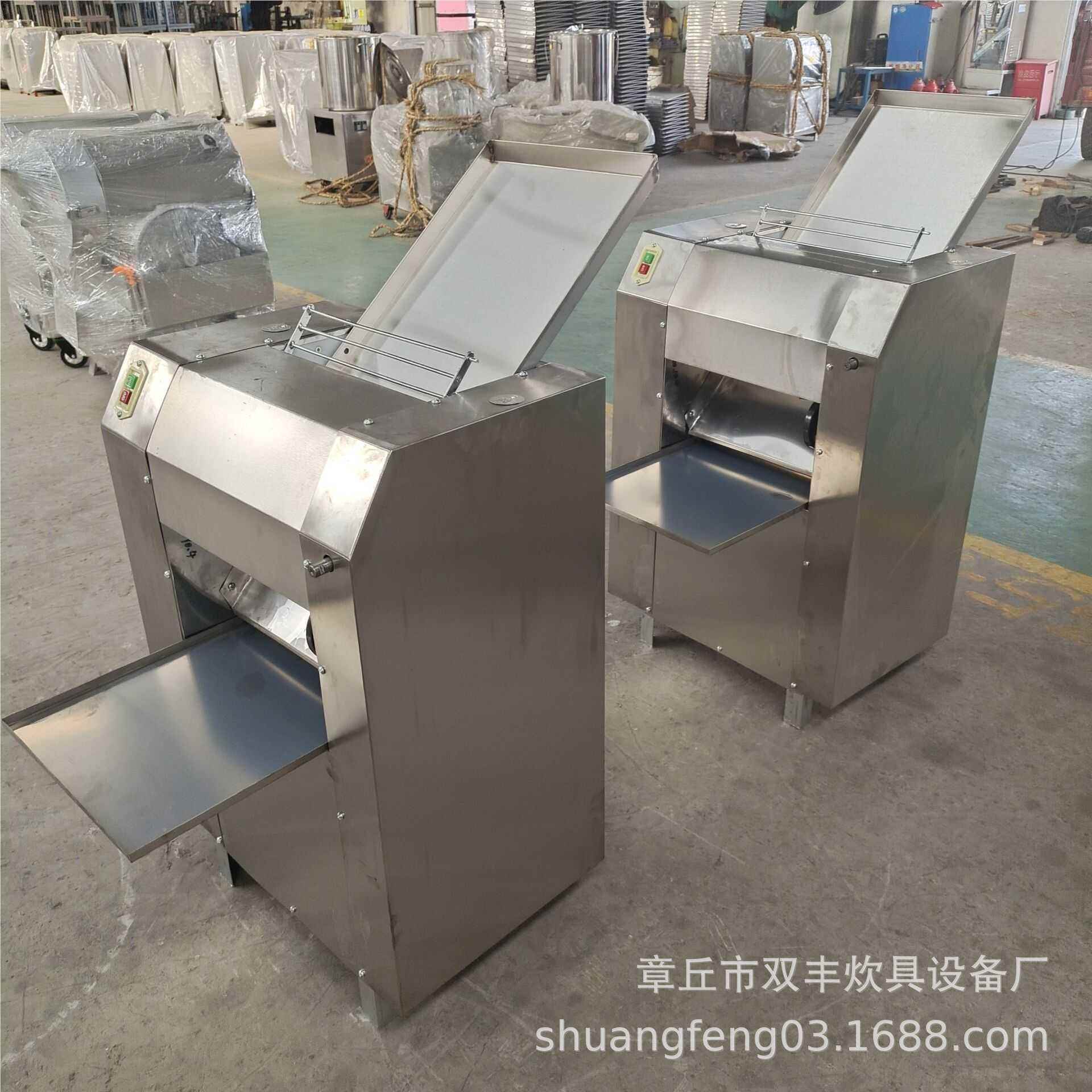 全自动半自不锈面钢497压机 多功动能电动商压用面机厂家