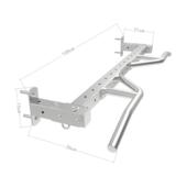 新款 健身 东际不钢门上多把位单杠家引体锈向上单杆拉用力吊绳环款