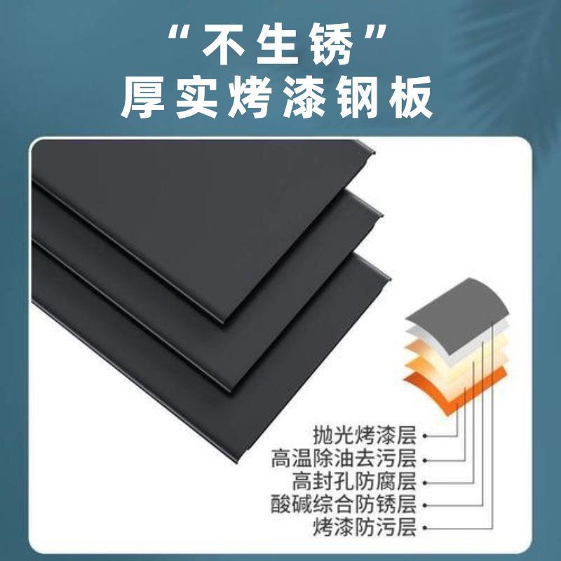 外贸厨房加粗收纳置物架 落地多层微波炉置物架大容量厨房置物架