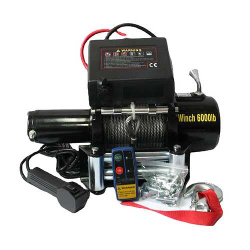 厂家出售汽车电动绞盘6000LB winch 便携式汽车电动绞盘批发