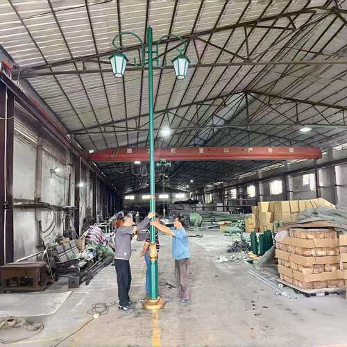 厂家做欧式庭院灯 户外压铸铝3.5米花园庭园林公园别墅led庭院灯
