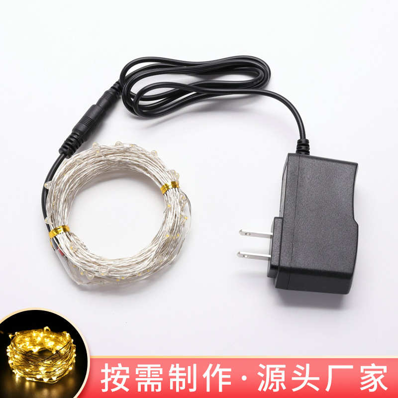 dc灯串房间装饰 6v12v300头灯小派对婚庆彩灯100节日 灯圣诞铜线