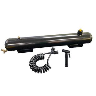 车载车顶水箱铝合金加压鼓式汽车储水箱行李架淋浴浴户外露营式