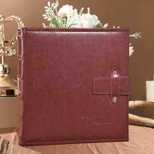 插页精装 寸相册寸album6塑皮质大美过广复古影集厂家制作6