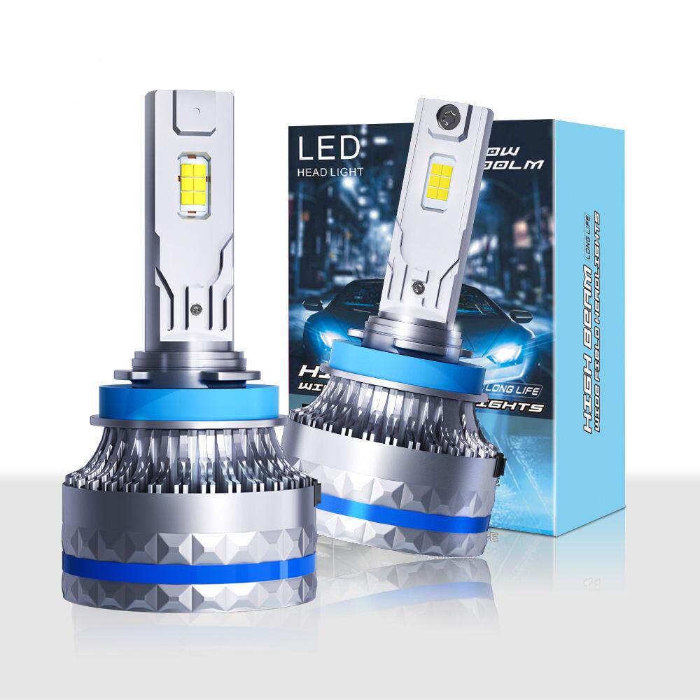 汽车led大灯120W大功率H7 H4 9005 9006 H11远近一体高亮车头灯泡