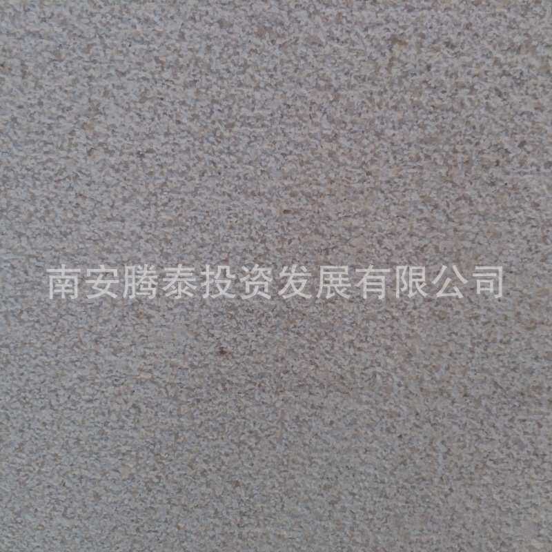 天然莱姆石白摩卡荔枝面大理石细凿面外墙干挂米白色石材