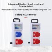 Abs挎包工业插座箱漏电保护插头条施工现场临时检查箱防水防尘防