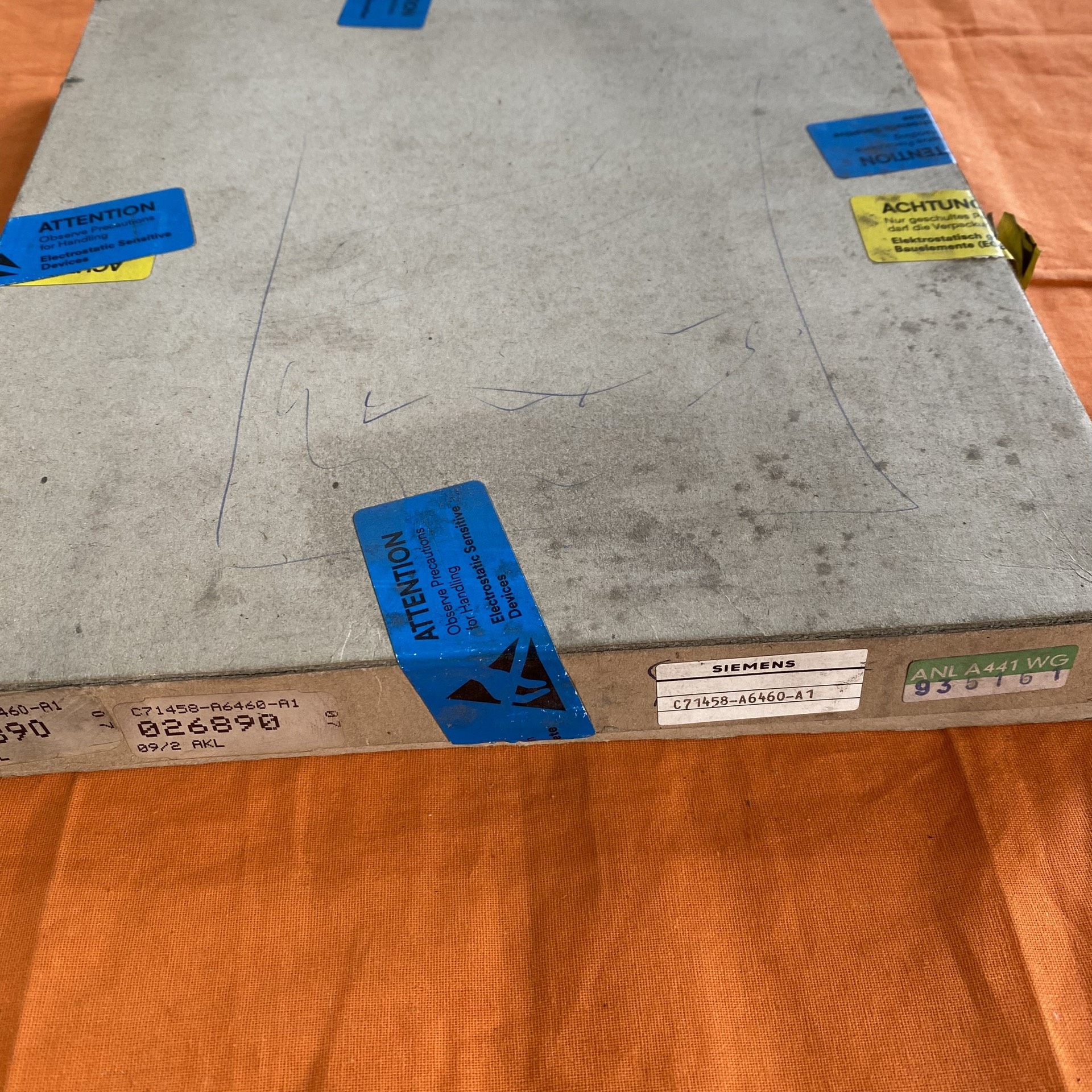 西门子工控板 C71458-A6460-A1，二手9成新，板