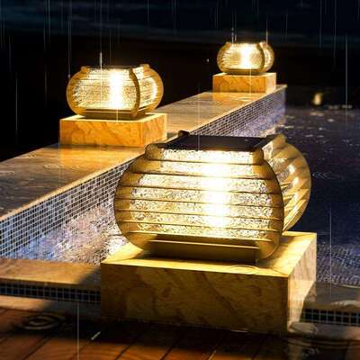 太阳能庭院柱头20灯24款年新花园户外MXS-0245水草坪灯方形不锈防