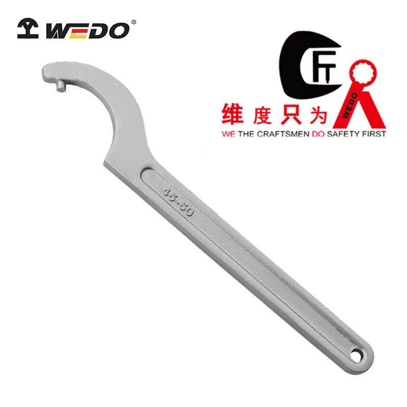 WEDO维度工具304、420不锈钢柱销式勾扳手手圆螺母半月扳手ST8124