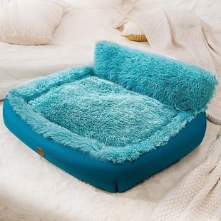 狗窝冬天保暖半封闭式可拆洗四季通用安全感小型犬冬季狗狗睡垫子