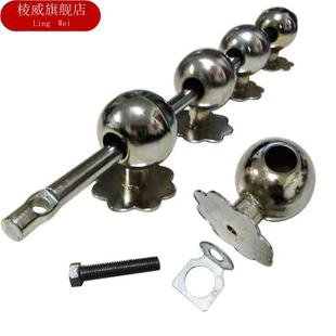 农村大门栓复古门扣老式对开木门明锁插销大铁门插杆穿条门闩挂锁