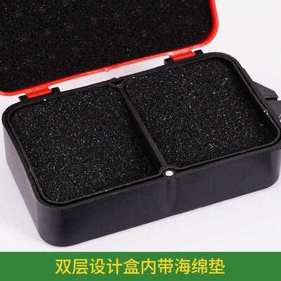 新款直销透气红虫活饵盒蚯蚓盒红虫盒饵料盒加厚带提手红虫沙蚕盒
