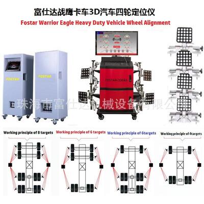 战鹰系列FSD-300Y型重卡3D汽车四轮定位仪