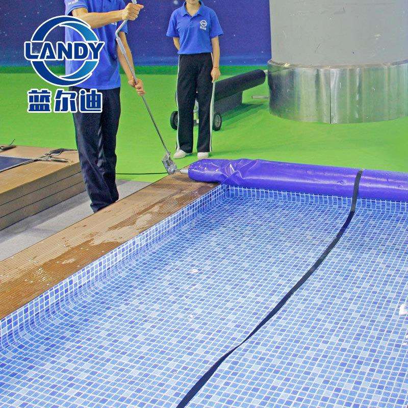 泳池盖PVC管安全管道安全网泳池加热保温罩泳儿童池LANDY遮铝阳盖