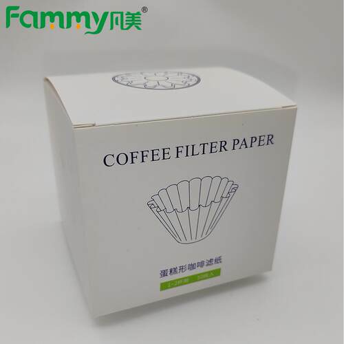 碗形花型咖啡滤纸美式咖啡机滤纸B01蛋糕杯波浪形咖啡过滤器